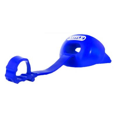 BATTLE Oxygen Football Mundschutz Lipguard w/ strap - blau