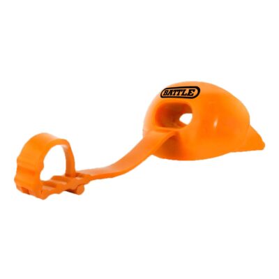 BATTLE Oxygen Football Mundschutz Lipguard w/ strap - orange