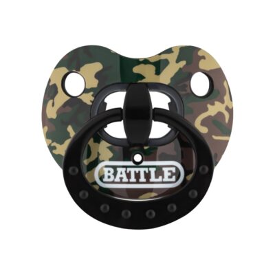 BATTLE Oxygen Mundstück mit Lippenschild Binky - grün camo