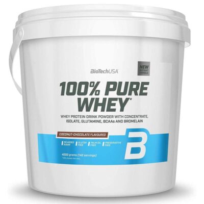 Biotech USA 100% Pure Whey 4000 g Kokosnuss-Schokolade