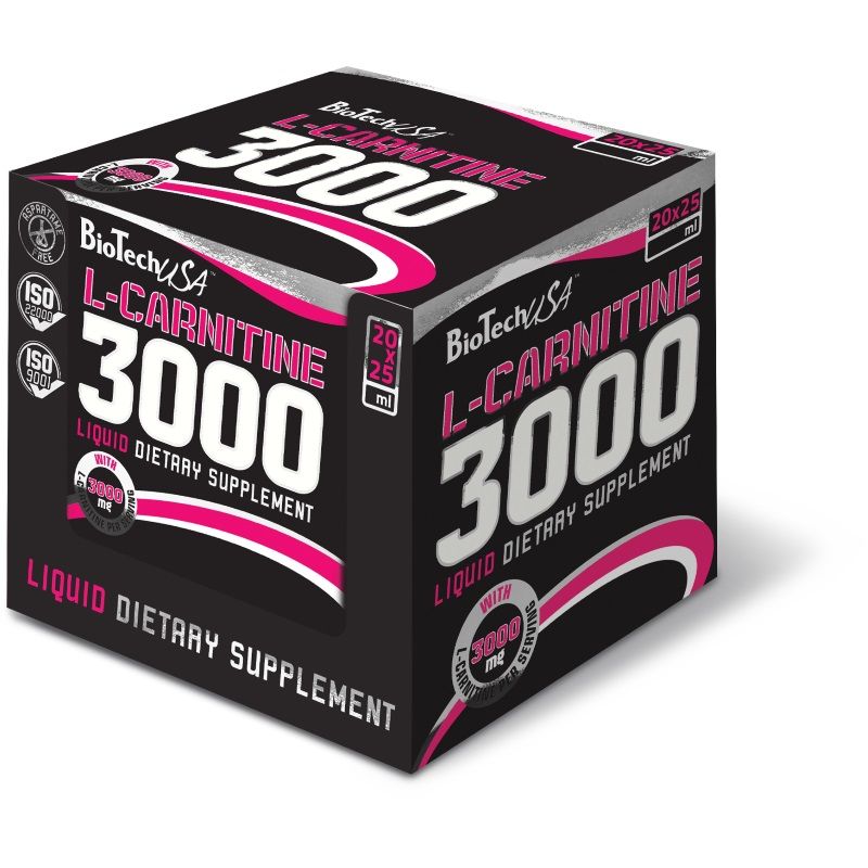 Biotech USA L-Carnitine 3000 - 20x25ml Ampullen Orange