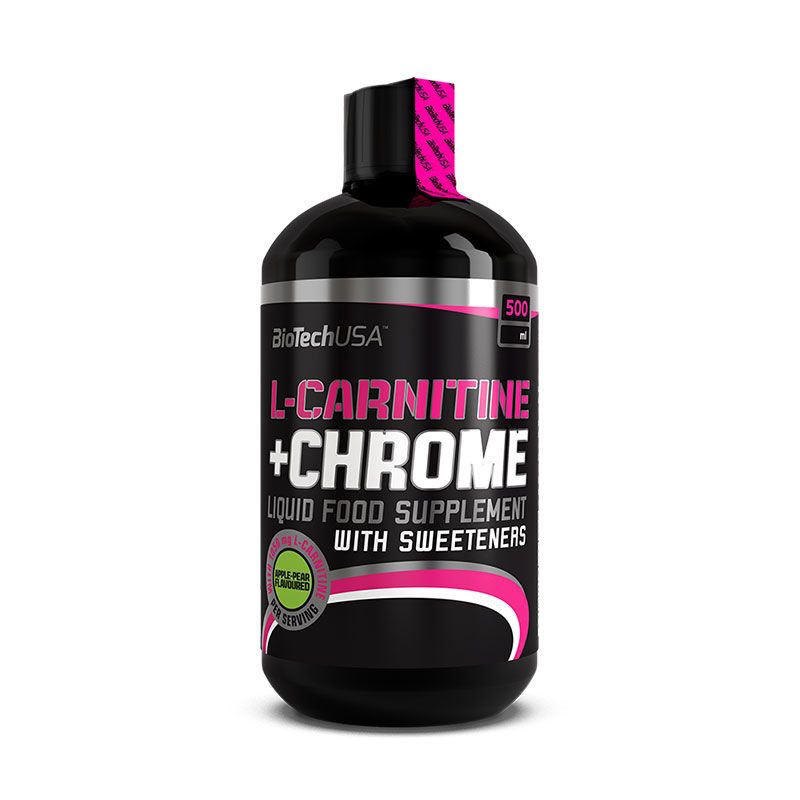 Biotech USA L-Carnitine + Chrome 500ml Orange