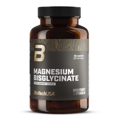 Biotech USA Magnesium Bisglycinate Organic 90 Kapseln