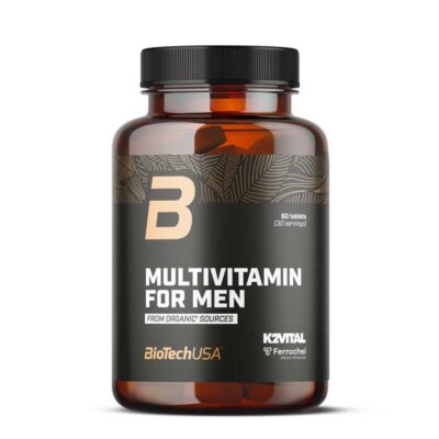 Biotech USA Multivitamin for Men Organic 60 Tabletten