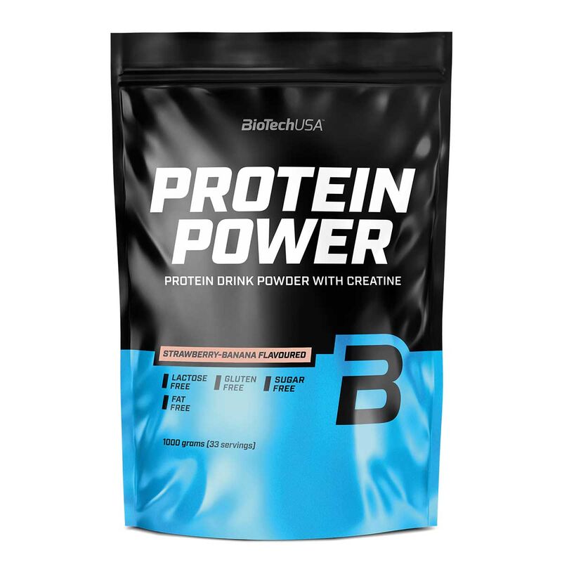Biotech USA Protein Power 1000g Erdbeer-Banane
