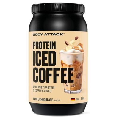 Body Attack Protein Iced Coffee 900g Wei?e Schokolade