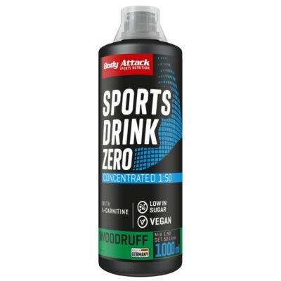 Body Attack Sports Drink Zero 1000ml Waldmeister