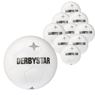 10er Ballpaket Derbystar Brillant TT Classic V22 Gr. 5 Weiss