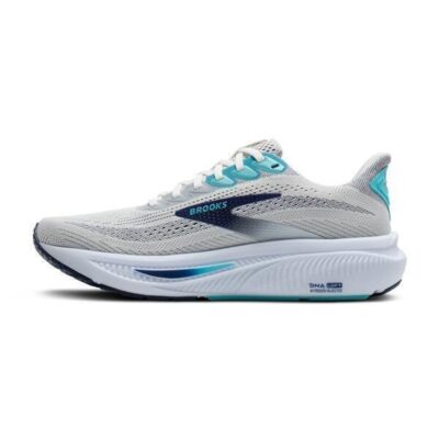 BROOKS Ghost 17 Laufschuhe Herren white/beacon blue/lpanema 45,5