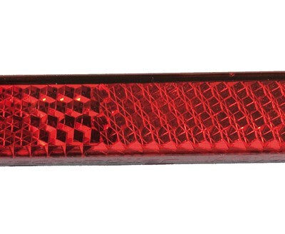 Busch & Müller Heckrückstrahler b&m rot mit Klebefolie zur senkrechten Montage