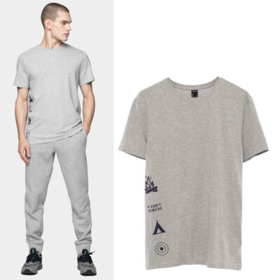 Outhorn - gone camping - Herren T-Shirt - grau