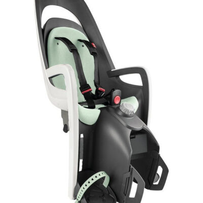 Hamax grau/weiß/mint, Befestigung Gepäckträger Kindersitz Hamax Caress