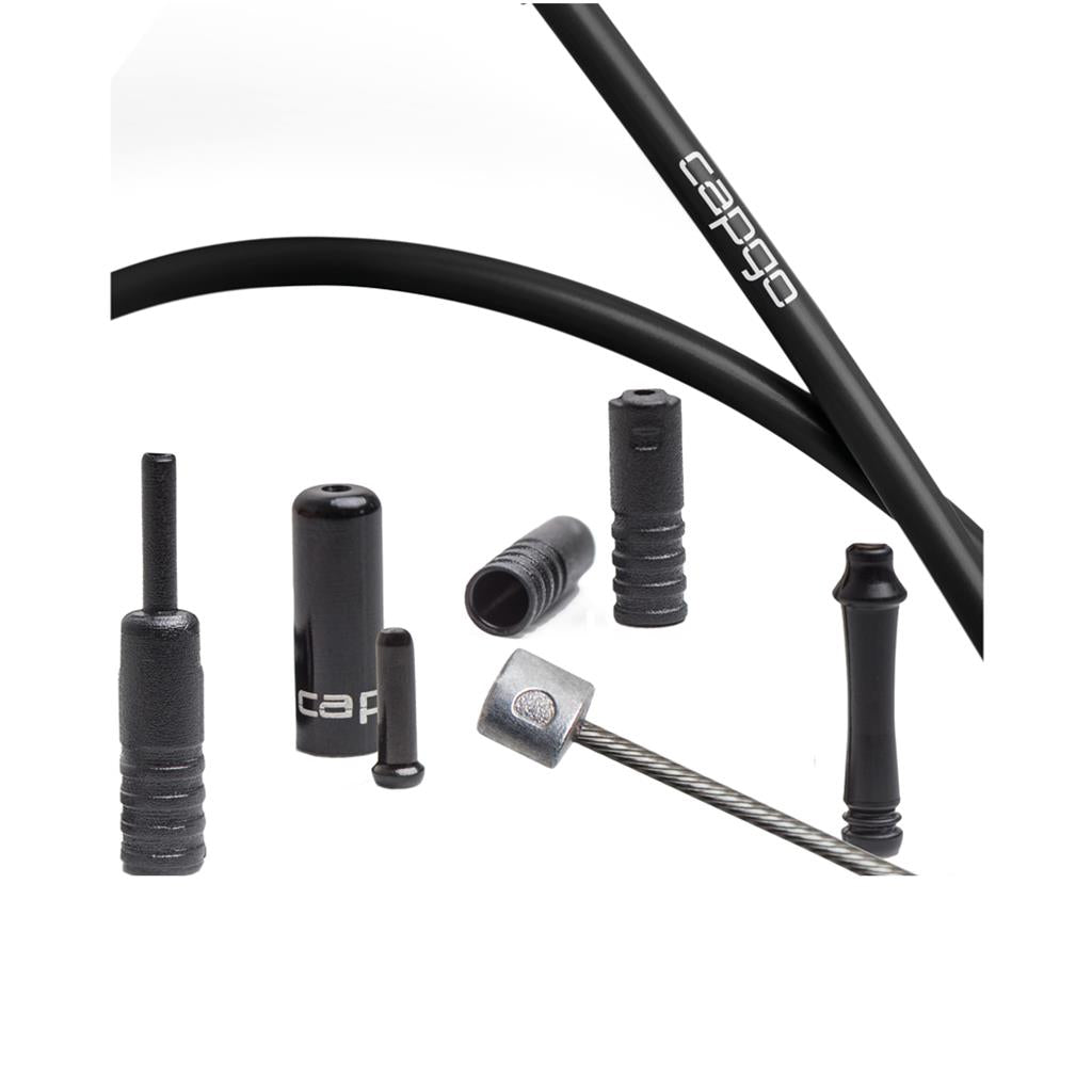 Capgo BL Schaltset schwarz  1x  Shimano/Sram Front & ATB/Road