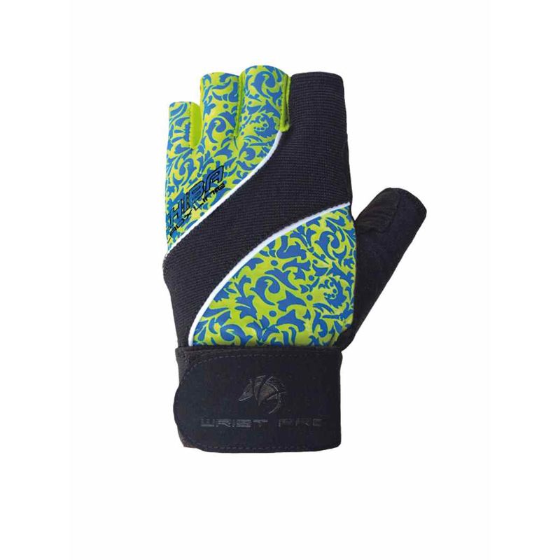 Chiba Lady Wristpro Trainingshandschuhe Turquoise/apfelgr?n - S
