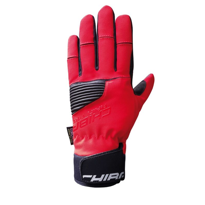 Chiba Rain Touch Fahrradhandschuhe Rot - L