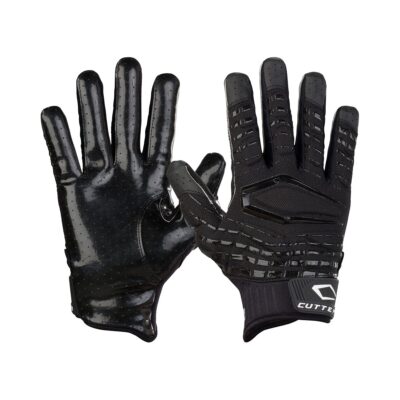 Cutters CG 10620 Gamer 5.0 leicht gepolsterte Football Handschuhe - schwarz Gr.S
