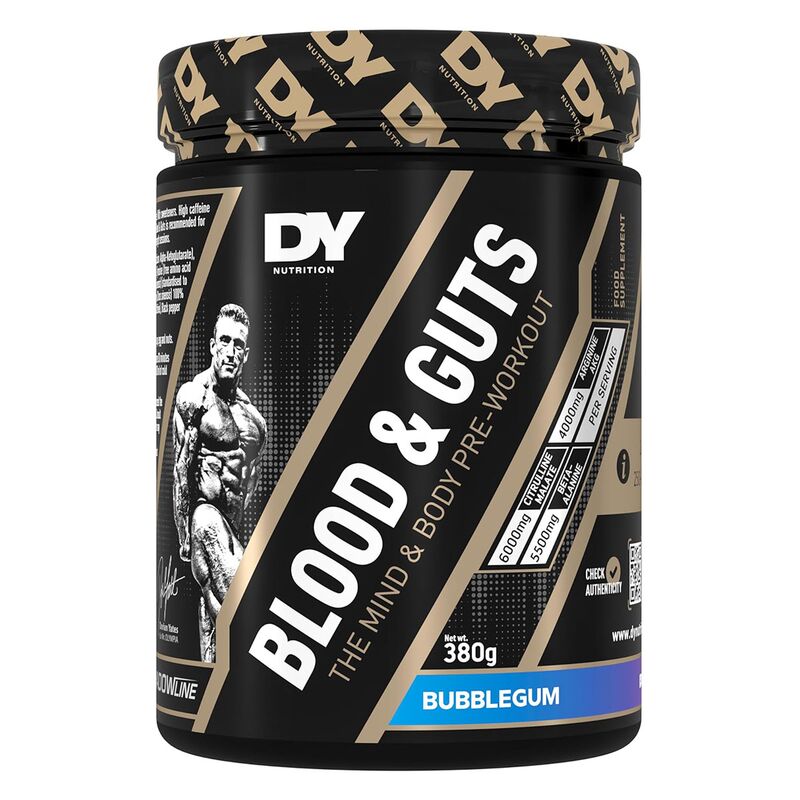 Dorian Yates Nutrition Blood & Guts 380g Bubble Gum