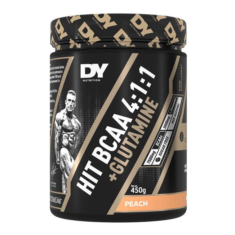 Dorian Yates Nutrition Hit BCAA 4:1:1 + Glutamine 450g Strawberry