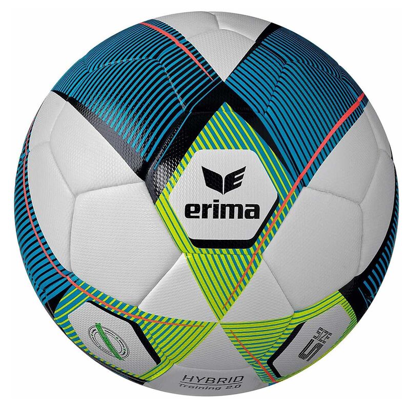 Erima Hybrid Training 2.0 Gr. 5 mykonos blue / lime