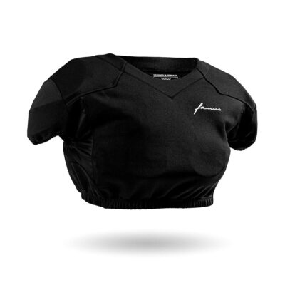 Famus American Football Cropped Jersey - schwarz Gr.S