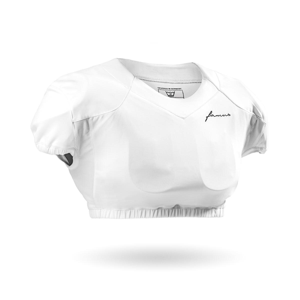 Famus American Football Cropped Jersey - weiß Gr. S