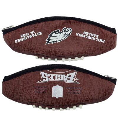 Football Stifteetui Upcycling aus Philadelphia Eagles Football
