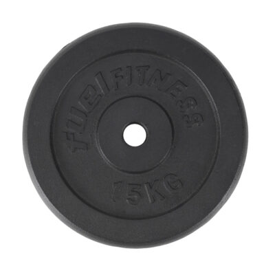 FUEL Fitness Guss-Hantelscheibe 1x 15kg, 30mm