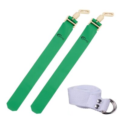 Full Force POPFLAG Flagfootball Set, ein Gürtel mit zwei Flaggen - grün