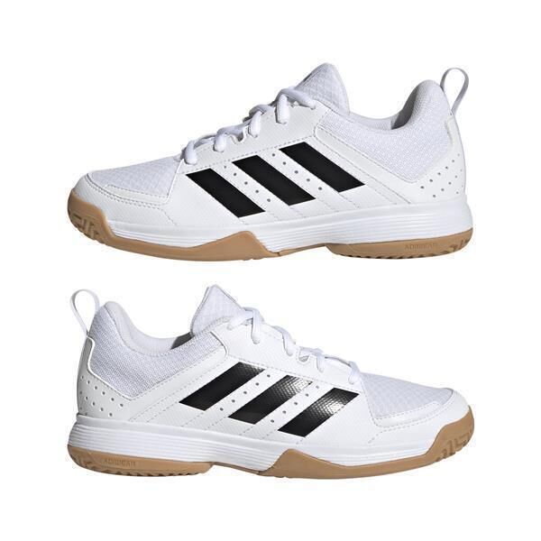 adidas Ligra 7 Kinder Indoor Schuh Cloud White / Core Black / Cloud White 35
