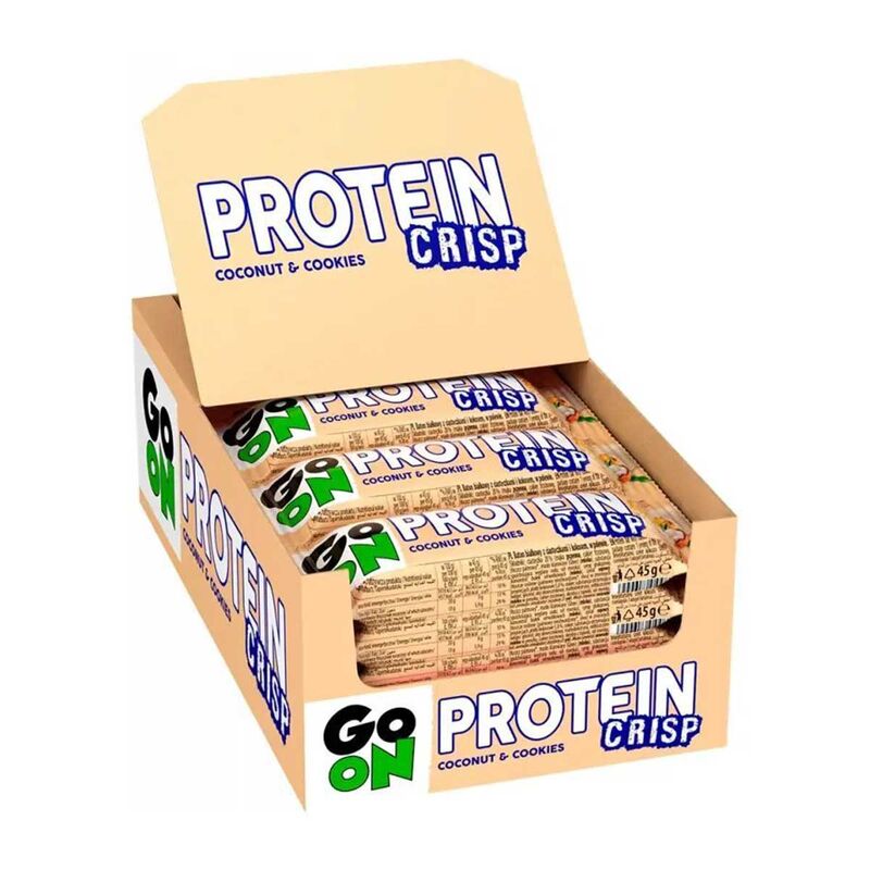 Go On Nutrition Protein Crisp Bar 24x45g Coconut & Cookies