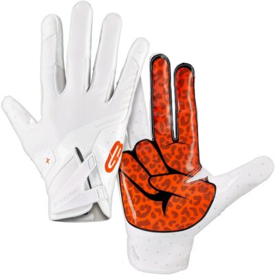 Grip Boost Peace Stealth 6.0 Boost Plus Football Handschuhe - weiß-orange Gr. XL
