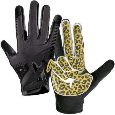 Grip Boost Peace Stealth 6.0 Football Gloves - black-gold Gr.L
