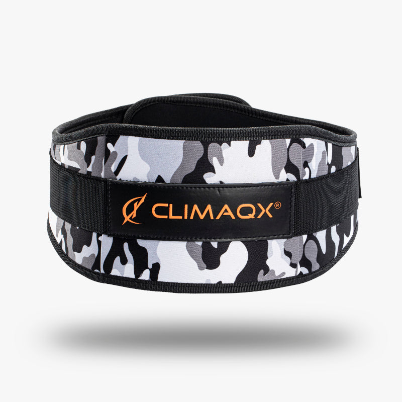 Climaqx GAMECHANGER Gewichthebergürtel [2023 Edition]White-Camouflage / L