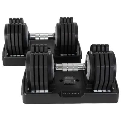 Half Human 2x 25kg verstellbares Hantel-Set