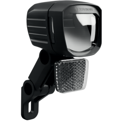 Herrmans Nordic MR9, sw, m. Halter, On/Off LED-E-Bike-Scheinwerfer HERRMANS