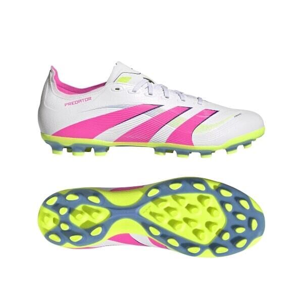 adidas PREDATOR LEAGUE 2G/3G AG Fussballschuhe weiß/pink/gelb 8 (42 EU)