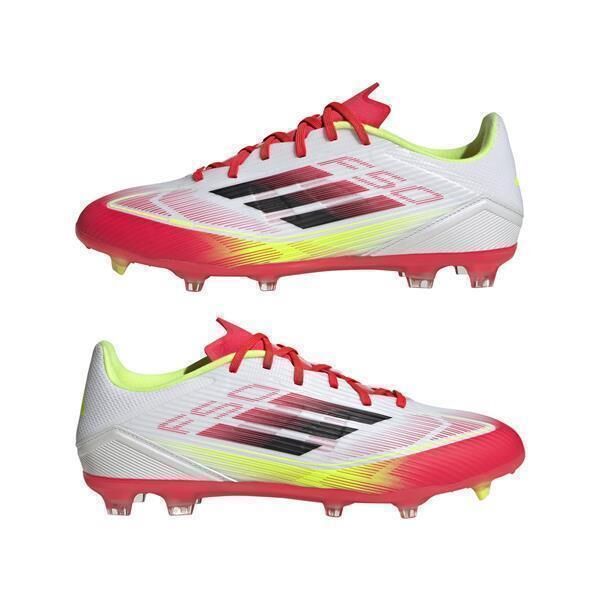 adidas F50 League FG/MG Fussballschuhe weiß/rot 46 2/3