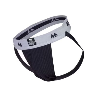 Jockstrap 2" Tiefschutzhose, Waistband - schwarz-grau Gr. 2XL