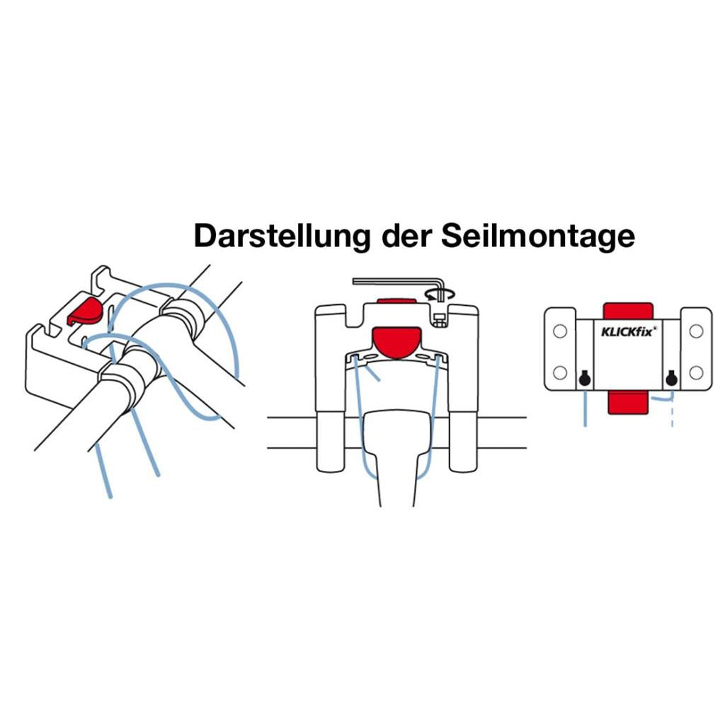 KLICKfix Drahtseil Für Lenkeradapter