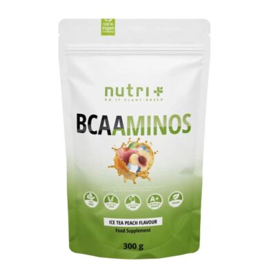 MHD 03/2026 Nutri+ BCAAminos Pulver 300g Eistee-Pfirsich