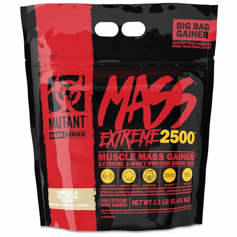 Mutant Mass XXXTREME 2500 5450 g Vanilla Ice Cream