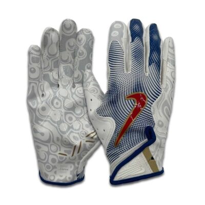 Nike Vapor Jet 8.0 Energy Receiver Handschuhe - weiß-blau Gr. L