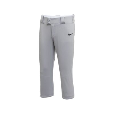 Nike Vapor Select Girl's 3/4 Softball Hosen - grau Gr. M