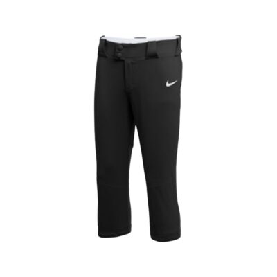 Nike Vapor Select Girl's 3/4 Softball Hosen - schwarz Gr. XL