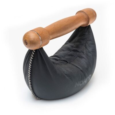 NOHrD Swing Hanteln Kirsche/Schwarzleder Hantelpaar 2x 6kg