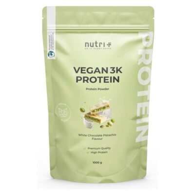 Nutri+ Vegan 3K Protein 1000g Wei?e Schokolade Pistazie