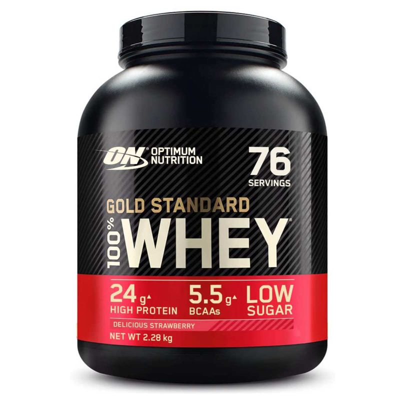 Optimum Nutrition 100% Whey Gold Standard 2270g Delicious Strawberry