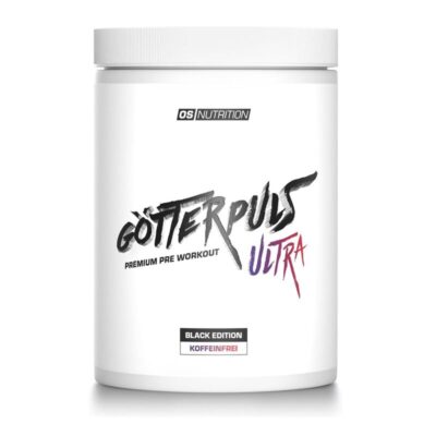 OS Nutrition G?tterpuls ULTRA Pre Workout 480g Black Edition koffeinfrei