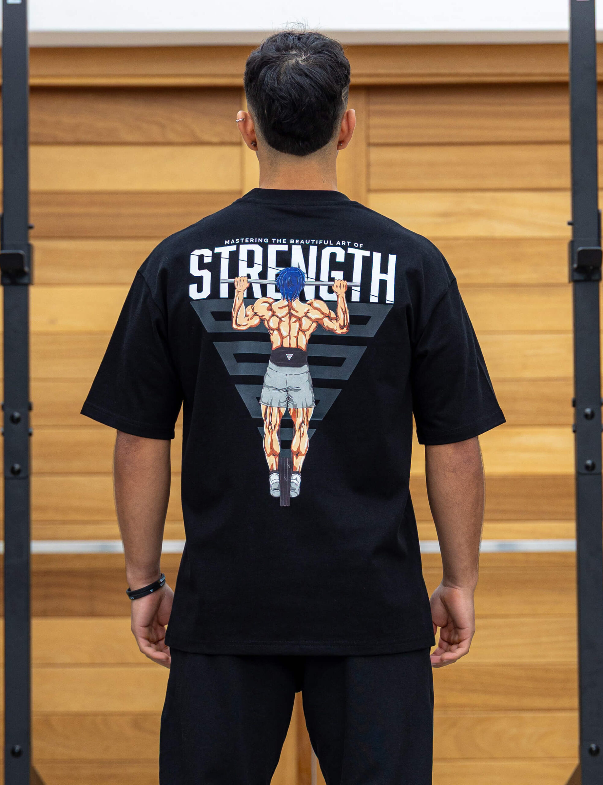 Anime Oversized T-Shirt Strength