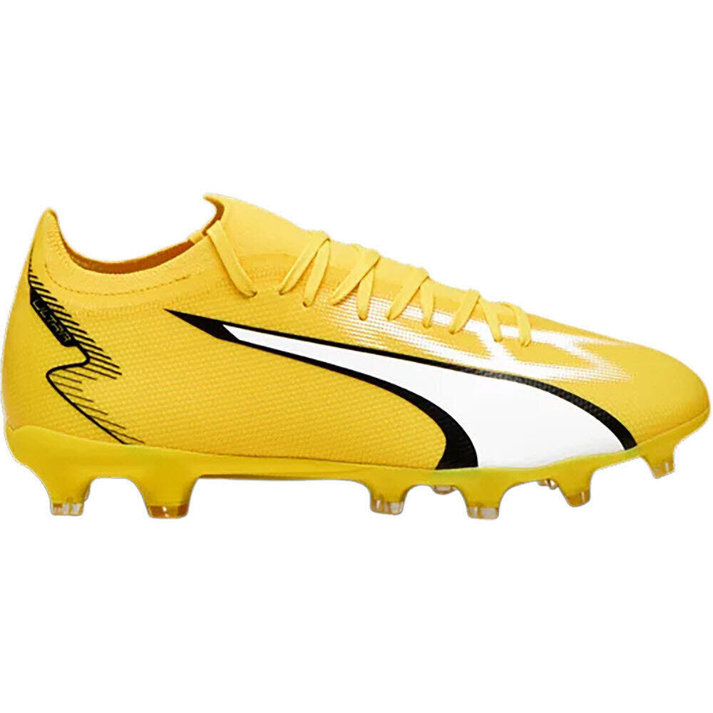 Puma Ultra Match FG/AG Fussballschuhe yellow blaze-puma white-puma black 46